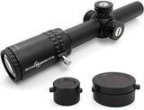 AYIN Sights Centurion 1-6x24 Tactical/Hunting Scope with Tactical Turrets, Throw Lever & Flip Caps