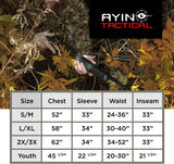 AYIN Ghillie Suit for Men, Hunting Suits for Men, 3D Leaf Bush Ghillie Suit Camo for Turkey Hunting, Woodland Gilly Suits, Hooded Gillies for Men or Youth Camo Hunting Suits (Autumn Brown)