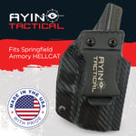 AYIN IWB OWB Right-Handed Holster for Springfield Armory Hellcat 3" Micro-Compact with or without Optic