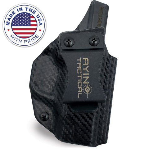 AYIN IWB OWB Right-Handed Holster for Smith & Wesson M&P 9/40 Shield and M&P 9/40 Shield M2.0 with or without Optic
