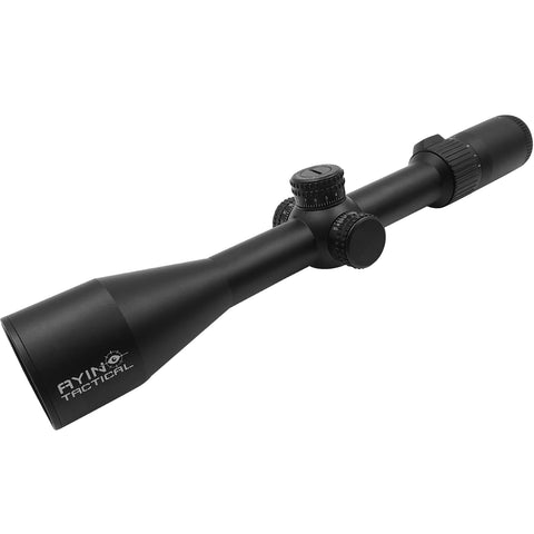 AyinSights Reaper 6-24x50 First Focal Plane Tactical / Hunting Scope with Tactical Turrets, Throw Lever & Flip Caps